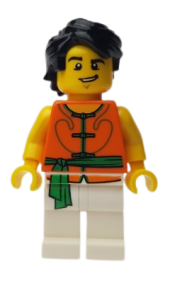 LEGO Dragon Boat Race Team Green/Orange Member 2 minifigure