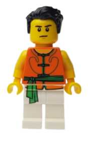 LEGO Dragon Boat Race Team Green/Orange Member 3 minifigure