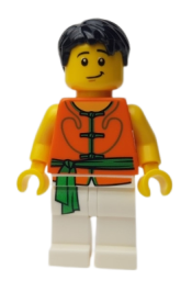 LEGO Dragon Boat Race Team Green/Orange Member 5 minifigure