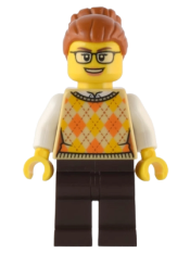 LEGO Santa's Toys and Games Store Owner minifigure