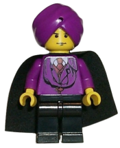 LEGO Professor Quirinus Quirrell, Yellow Head, Purple Turban and Torso minifigure