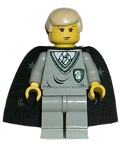 LEGO Draco Malfoy, Slytherin Torso, Black Cape with Stars minifigure