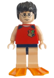 LEGO Harry Potter, Tournament Sleeveless Shirt & Swim Trunks, Flippers minifigure