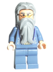 LEGO Albus Dumbledore, Sand Blue Outfit with Silver Embroidery minifigure