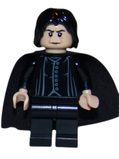 LEGO Professor Severus Snape, Light Nougat Head, Brown Facial Lines minifigure