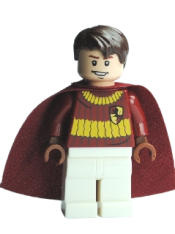 LEGO Oliver Wood, Dark Red Quidditch Uniform minifigure