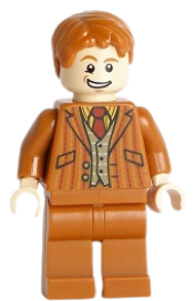 LEGO Fred / George Weasley, Dark Orange Suit minifigure