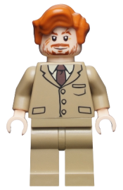 LEGO Professor Remus Lupin - Dark Tan Suit minifigure