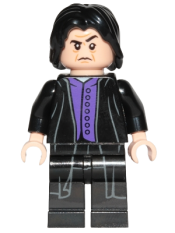 LEGO Professor Severus Snape, Dark Purple Shirt, Black Robes, Printed Legs minifigure