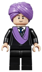 LEGO Professor Quirinus Quirrell, Medium Lavendar Turban and Scarf minifigure