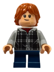 LEGO Ron Weasley, Plaid Hoodie minifigure