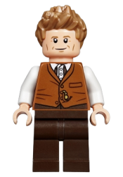 LEGO Newt Scamander, Dark Orange Vest minifigure