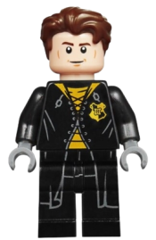 LEGO Cedric Diggory, Black and Yellow Uniform minifigure