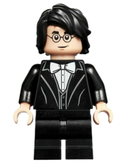 LEGO Harry Potter, Black Suit, White Bow Tie minifigure