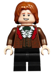 LEGO Ron Weasley, Reddish Brown Suit, Shirt with Ruffle minifigure