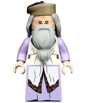 LEGO Albus Dumbledore, Lavender Robe, Dark Tan Hat minifigure
