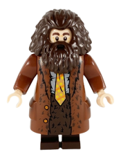 LEGO Rubeus Hagrid, Reddish Brown Topcoat with Buttons minifigure