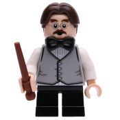 LEGO Professor Filius Flitwick - Light Bluish Gray Vest minifigure