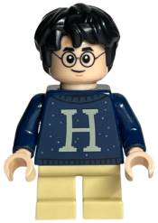 LEGO Harry Potter - Dark Blue Sweater with Letter H minifigure