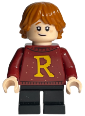 LEGO Ron Weasley - Dark Red Sweater with Letter R minifigure