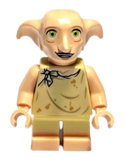 LEGO Dobby (Elf), Light Nougat, Open Mouth Smile minifigure