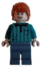LEGO Ron Weasley, Dark Turquoise Polo Shirt minifigure