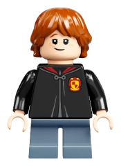 LEGO Ron Weasley, Black Torso Gryffindor Robe minifigure