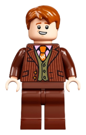 LEGO George Weasley, Reddish Brown Suit minifigure