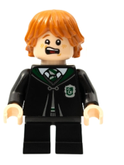 LEGO Ron Weasley, Slytherin Robe, Vincent Crabbe Transformation minifigure