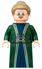 LEGO Professor Minerva McGonagall, Dark Green Robe, Dark Tan Hair minifigure