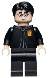 LEGO Harry Potter, Gryffindor Robe Clasped Closed, Black Legs minifigure