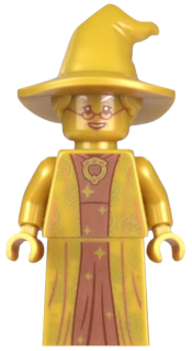 LEGO Professor Minerva McGonagall, 20th Anniversary Pearl Gold minifigure
