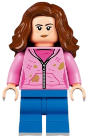 LEGO Hermione Granger, Bright Pink Jacket with Stains, Closed / Determined Mouth minifigure