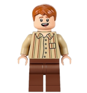 LEGO Fred Weasley, Tan Striped Shirt minifigure