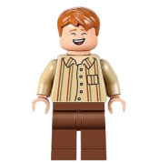 LEGO George Weasley, Tan Striped Shirt minifigure