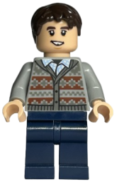 LEGO Neville Longbottom - Fair Isle Sweater, Dark Blue Legs minifigure