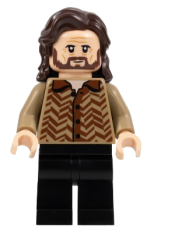 LEGO Sirius Black - Dark Brown Hair, Dark Tan Sweater minifigure