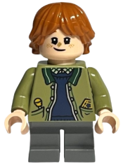 LEGO Ron Weasley, Olive Green Jacket minifigure
