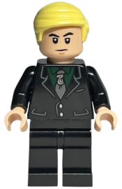 LEGO Draco Malfoy, Black Suit, Slytherin Tie minifigure