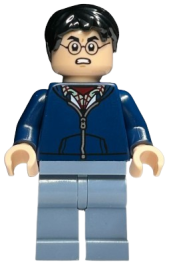 LEGO Harry Potter - Dark Blue Hoodie, Sand Blue Legs minifigure