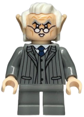 LEGO Bogrod - Dark Bluish Gray Pinstripe Suit minifigure