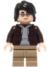 LEGO Harry Potter - Dark Brown Open Jacket, Dark Tan Medium Legs set