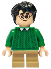 LEGO Harry Potter - Green Sweater, Dark Tan Short Legs minifigure