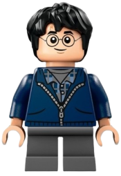 LEGO Harry Potter - Dark Blue Hoodie, Dark Bluish Gray Short Legs set