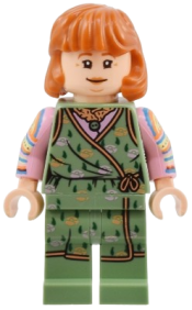 LEGO Molly Weasley - Sand Green Floral Robe minifigure