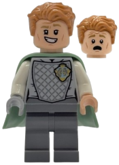 LEGO Gilderoy Lockhart - Sand Green Flexible Rubber Cape set
