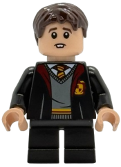LEGO Neville Longbottom - Gryffindor Robe Open, Black Short Legs set