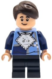 LEGO Dudley Dursley - Bright Light Blue Sweater with Napkin set