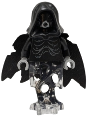 LEGO Dementor - Black with Black Cape, Head with Eye Holes set
