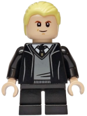 LEGO Draco Malfoy - Hogwarts Robe, Black Tie, Grin set
